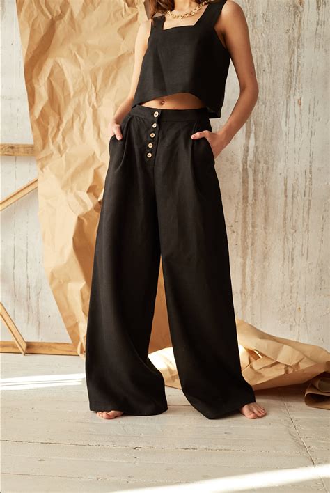 Women's Wide Leg Trousers 